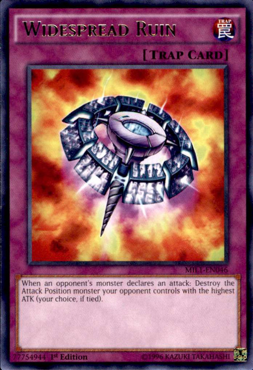 YuGiOh Millennium Pack Single Card Rare Widespread Ruin MIL1-EN046 - ToyWiz YuGiOh Millennium Pack Single Card Rare Widespread Ruin MIL1-EN046 - ToyWiz