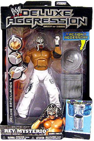 WWE Wrestling Deluxe Aggression Best of 2008 Rey Mysterio Action