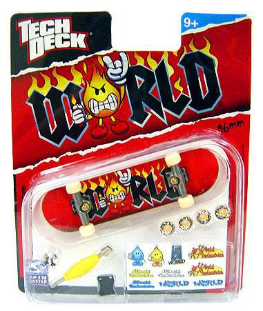 Skate De Dedo - Tech Deck - World Industries - Sunny