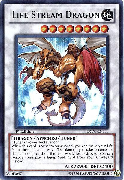 YuGiOh YuGiOh 5Ds Extreme Victory Single Card Ultra Rare Life Stream Dragon  EXVC-EN038 - ToyWiz