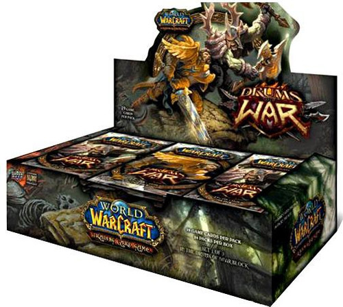 drums of war booster box Upper Deck World Warcraft of PVP Per previous releases World of Warcraft Trading Card