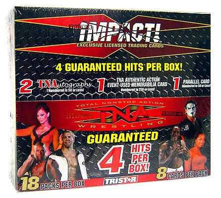 TNA Wrestling TNA Impact Hobby Highlights Trading Card Box Tristar