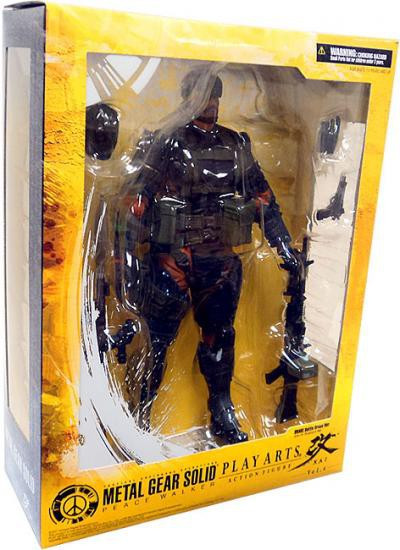 Metal Gear Solid Peace Walker Play Arts Kai Snake Action Figure