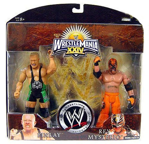 WWE Wrestling Road to WrestleMania 24 Series 2 Finlay Rey Mysterio 