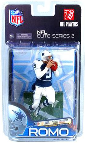 NFL Elite Tony Romo Mcfarlane Bronze Level 1958/3000 Retro Chase Dallas  Cowboys