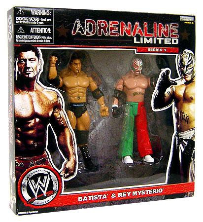 WWE Wrestling Adrenaline Limited Series 9 Batista Rey Mysterio