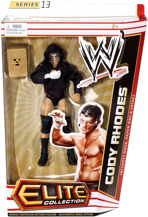 WWE Wrestling Elite Collection Series 13 Cody Rhodes Action Figure Mask