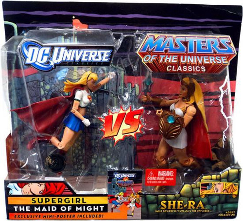 限定DC Supergirl vs MOTU She-Ra フィギュアセット dc-universe-vs-motu-classics--