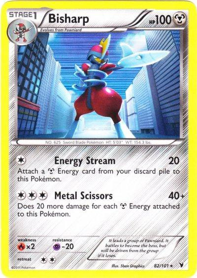 bisharp pokemon card price - XY - Steam Siege - (Reverse Holo) [D] Dark Cutter (40) Attack 2 Bisharp Illustration Rare  186/091