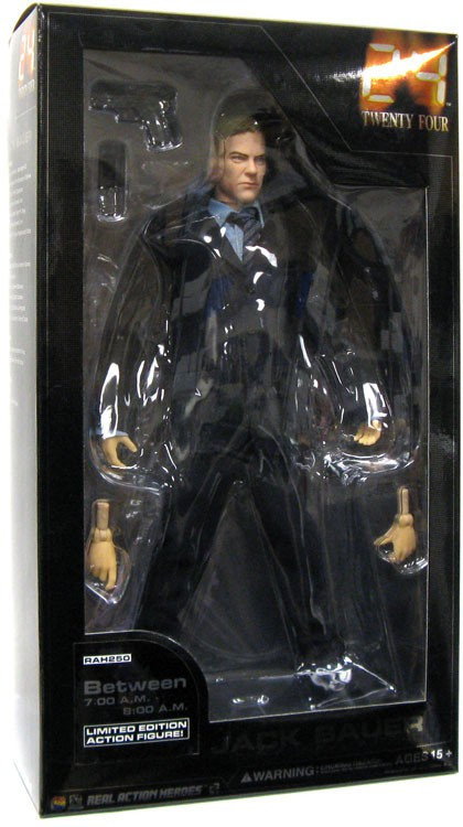 24 Real Action Heroes Jack Bauer 12 Action Figure Between 7-8 AM