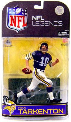 McFarlane Toys NFL Minnesota Vikings Sports Picks Football Legends Series 4 Fran  Tarkenton Action Figure Purple Sleeves - ToyWiz