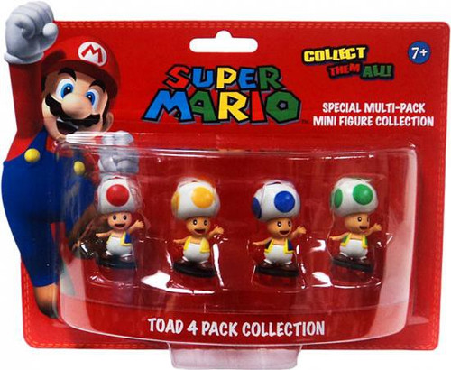 Super Mario Mini Figuren ca.4-6cm Toad 