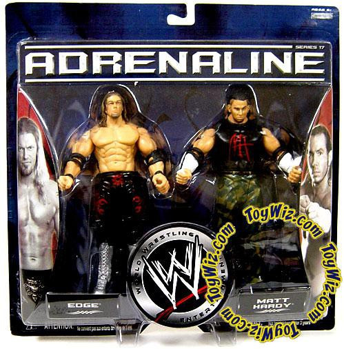 WWE Wrestling Adrenaline Series 17 Edge vs. Matt Hardy Action