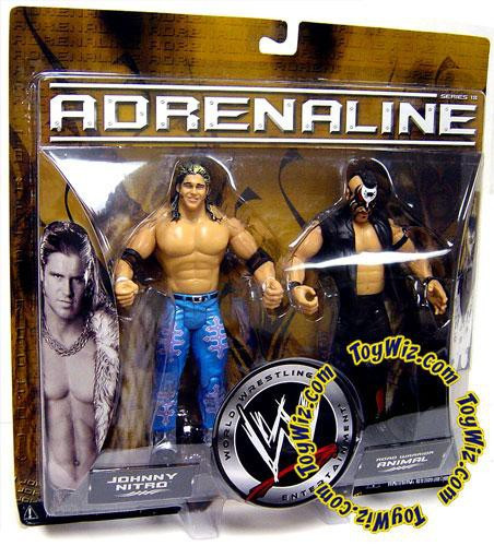 WWE Wrestling Adrenaline Series 18 Animal Johnny Nitro John 