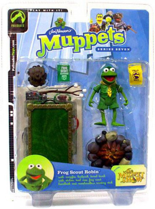 The Muppets The Muppet Show Series 7 Robin Action Figure Frog Scout ...