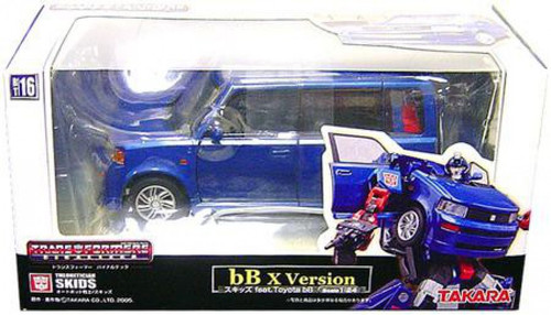 Transformers Japanese Binaltech Toyota Scion B Skids Action Figure