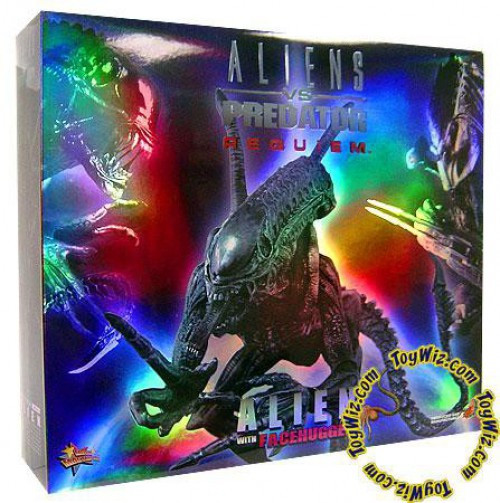 Alien vs Predator Requiem Movie Masterpiece Alien with Facehugger 16