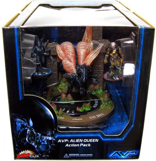 Alien vs Predator HorrorClix Alien Queen Collectors Set Wizkids