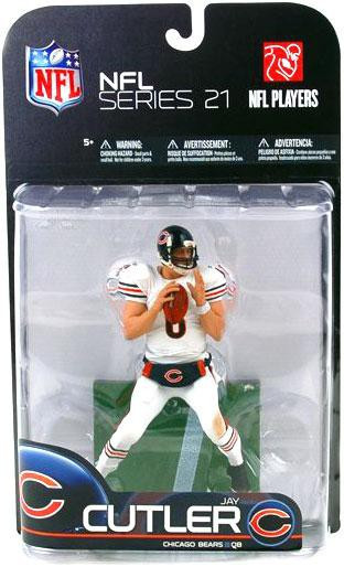 McFarlane Toys NFL Chicago Bears Sports Picks Football Series 21 Jay Cutler  Action Figure White Jersey Variant - ToyWiz