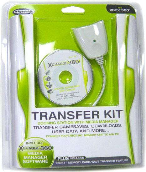 Xbox360データ移送キット。 xBox 360 Transfer Kit Docking Station Datel - ToyWiz