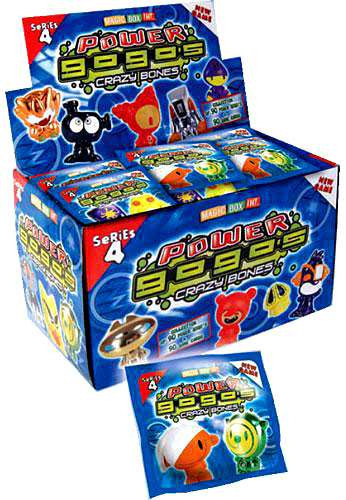 Crazy Bones Gogos Series 4 Power Booster Box 30 Packs Magic Box