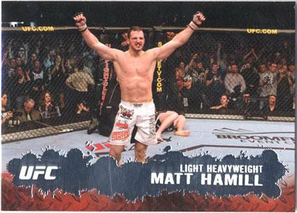 UFC Topps UFC 2009 Round 2 Single Card Fighter Matt Hamill 8 - ToyWiz