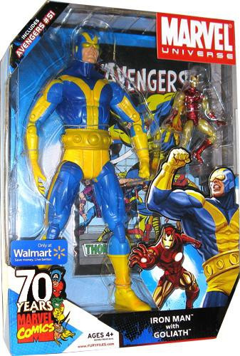Marvel Universe 70 Years of Marvel Comics Iron Man with Goliath
