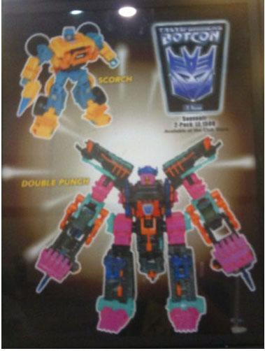 Botcon Punch Transformers Timelines Botcon Exclusives Double Punch Scorch Exclusive ...
