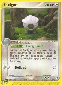 pokemon card shelgon 50/100 - Stormfront Colorless Artist Pokemon Card - Delta Species