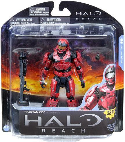 McFarlane Toys Halo Reach Series 2 Spartan CQC Action Figure Red