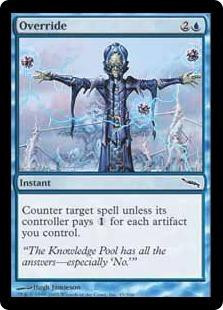 Magic The Gathering Mirrodin Single Card Common Override 45 - ToyWiz