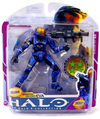 McFarlane Toys Halo 3 Series 6 Medal Edition Spartan Soldier EVA