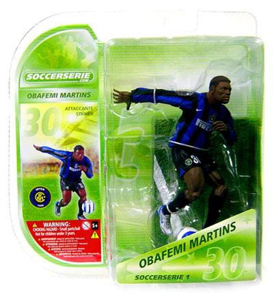346★サッカー★obafemi martins★prostars★フィギュア Soccer Obafemi Martins Action Figure 3D Sports - ToyWiz