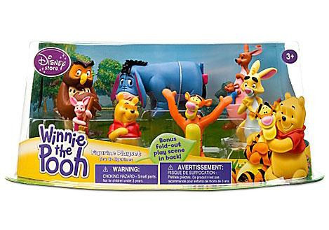 Disney Winnie the Pooh Exclusive 7-Piece PVC Figure Playset