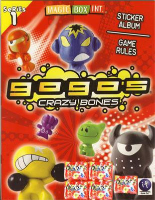 gogos crazy bones booster box Series 3 Explorer Pack 3 Figures Magic Int Crazy Bones Gogo's England Football