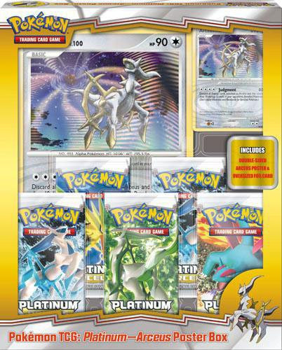 Pokemon TCG Platinum Arceus Print Ad Card Game Poster Art PROMO Original  Alpha