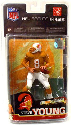 Tampa Bay Bucs Steve Young Autographed Mcfarlane Variant for