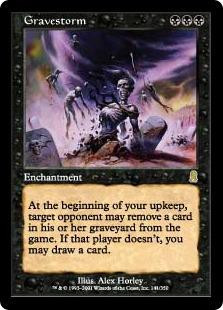 Magic The Gathering Odyssey Single Card Rare Gravestorm 141 - ToyWiz