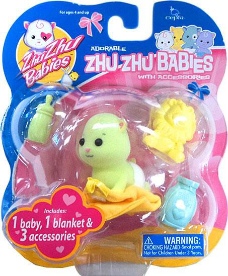 Zhu Zhu Pets Babies Shiloh Zhu Zhu Baby Green Cepia LLC - ToyWiz