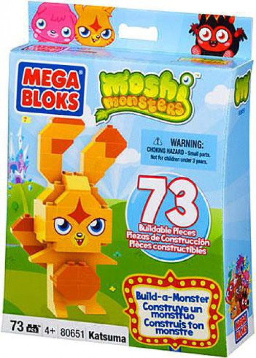 Mega Bloks Moshi Monsters Build-a-Monster Katsuma Set 80651