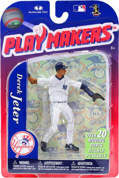 McFarlane Toys MLB New York Yankees Sports Picks Baseball Series 10 Derek  Jeter Action Figure White Pinstripes Jersey - ToyWiz