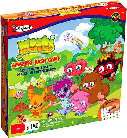 Moshi Monsters Colorforms Amazing Dash Board Game University Games - ToyWiz
