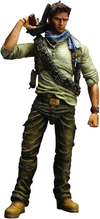 Uncharted 3 Play Arts Kai Series 1 Nathan Drake Action Figure