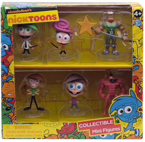 NickToons Fairly Odd Parents Collectible 2-Inch Mini Figures