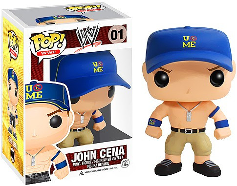 Funko WWE Wrestling POP WWE John Cena Vinyl Figure 01 Blue Hat