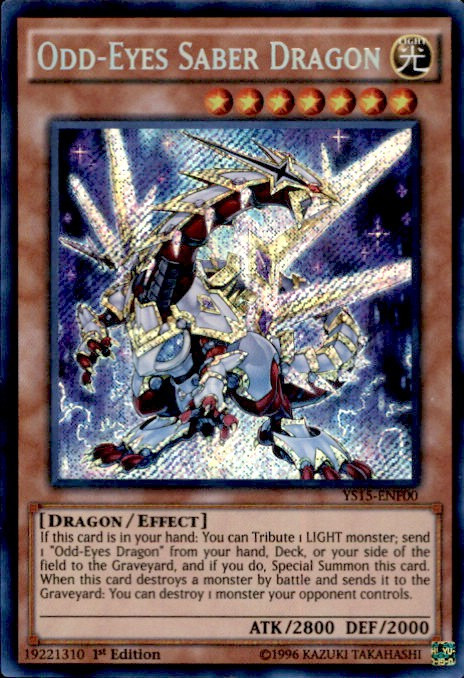 yugioh odd eyes saber dragon deck Yu-Gi-Oh! Uncover the European version known as the 2 Card Gallery:Odd-Eyes Saber Dragon |