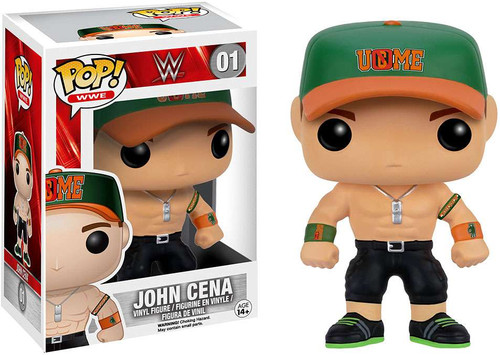 Funko WWE Wrestling POP WWE John Cena Vinyl Figure 01 Green You