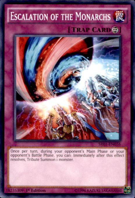 monarch deck yugioh 2015 YU-GI-OH! - The Monarchs Erupt (SR01-EN038) - Structure Deck: Emperor of Darkness - Edition Mint / near mint condition trading card Monarch