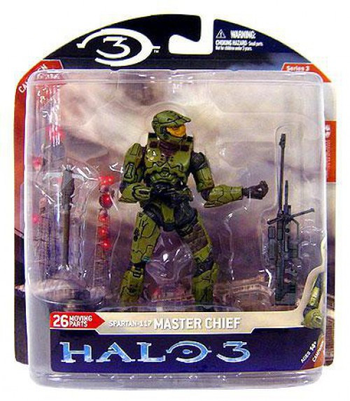 McFarlane Toys Halo 3 Series 3 Spartan-117 Master Chief 5 Action Figure ...