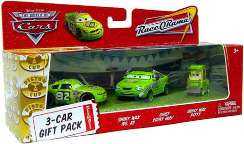 Disney cars 3点セット Disney Pixar Cars The World of Cars Multi-Packs Shiny Wax 3-Car